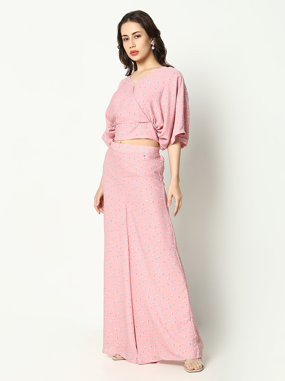 Women Pink Printed Co-Ords