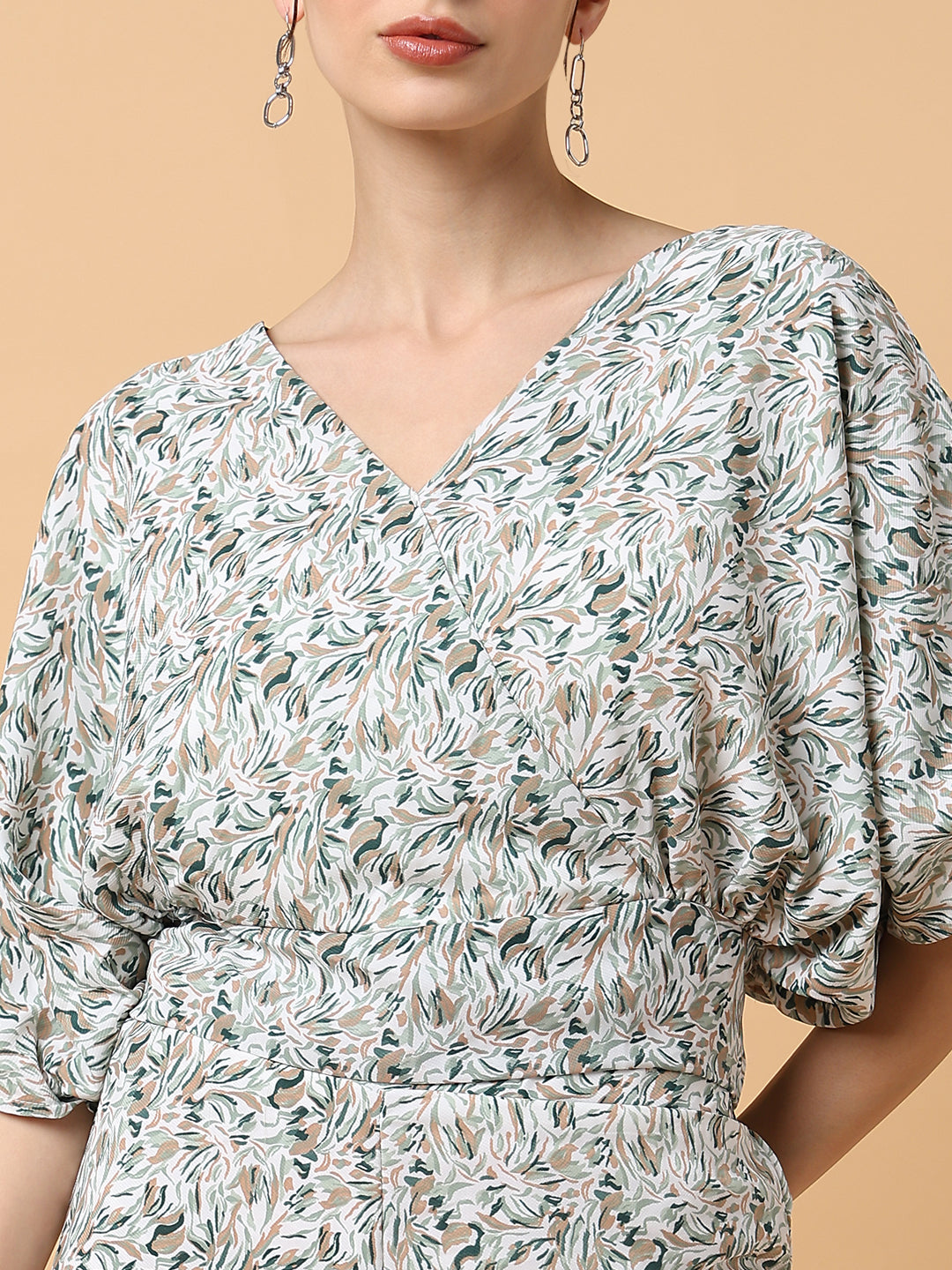 Women Printed Green Co-Ords Set