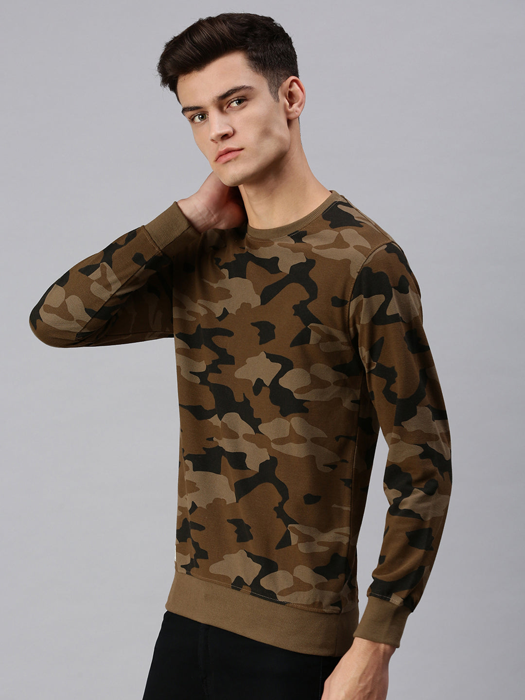 Men Camouflage Multi Sweatshirt