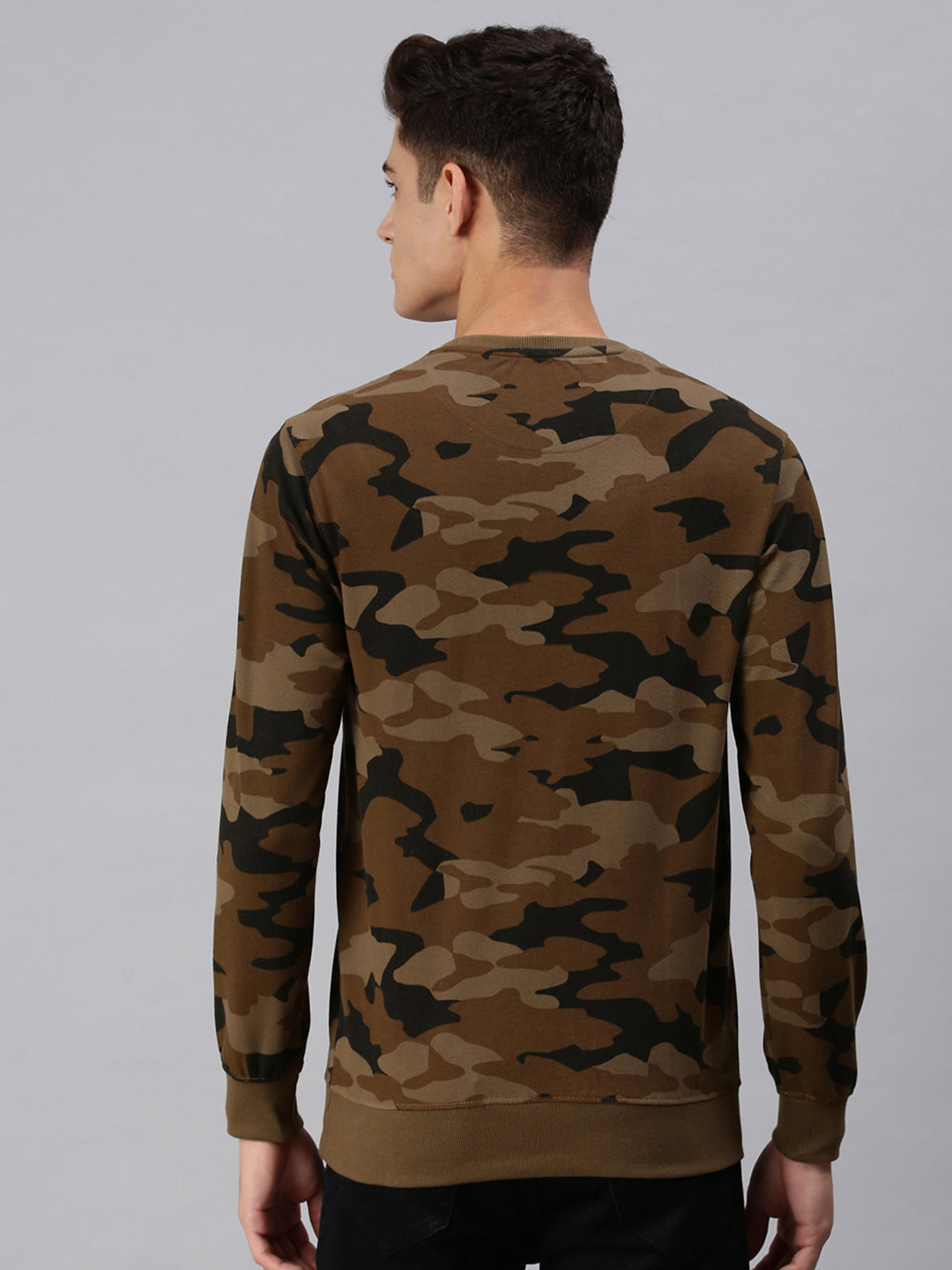 Men Camouflage Multi Sweatshirt