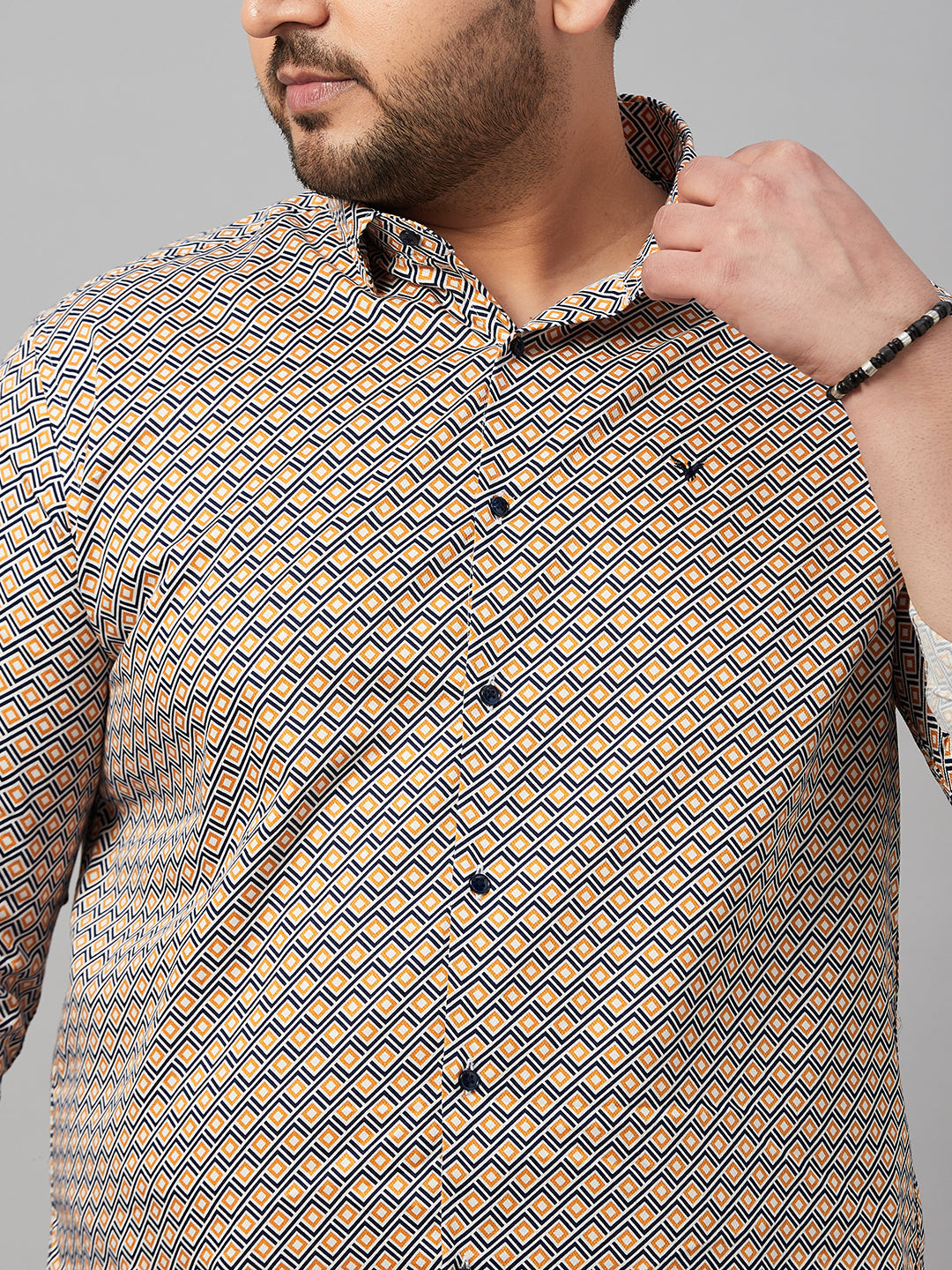 Men Printed Multi Premium Shirt