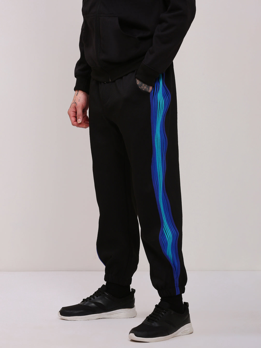 Men Black Solid Jogger