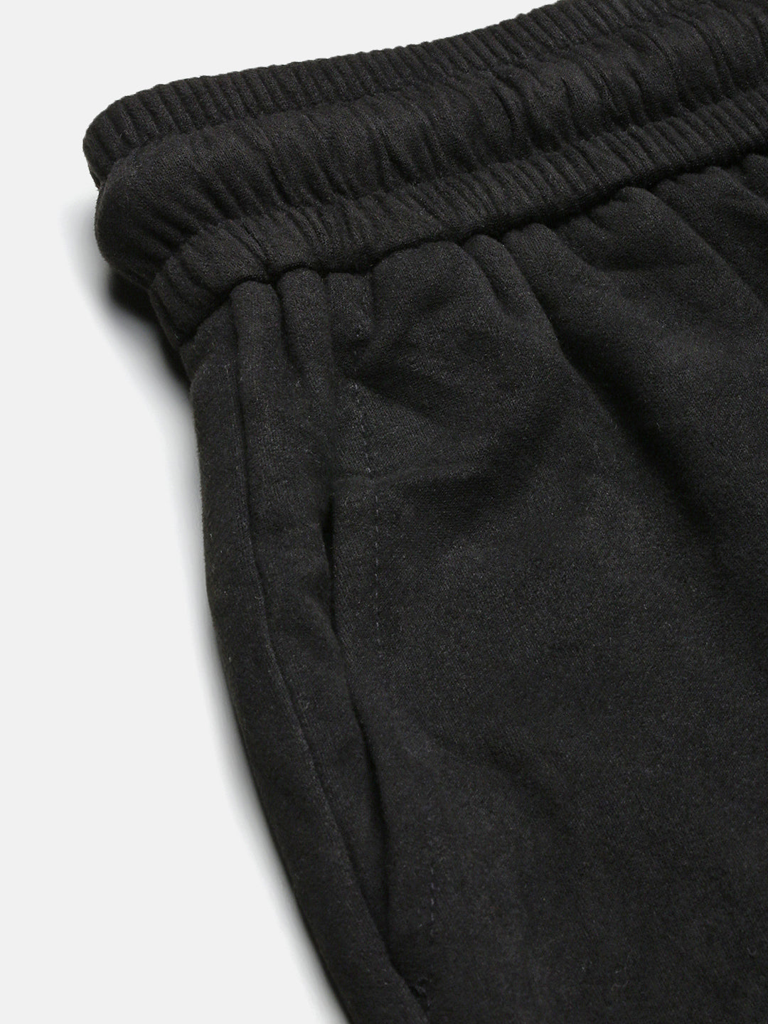 Men Black Solid Shorts