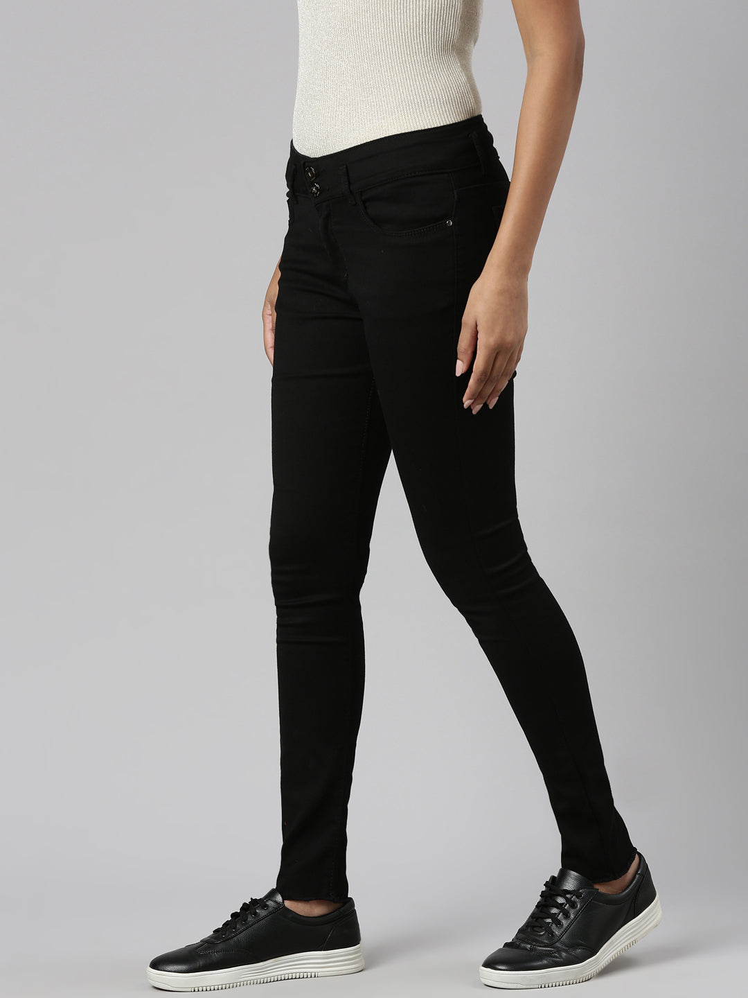 Women Black Denim Jeans