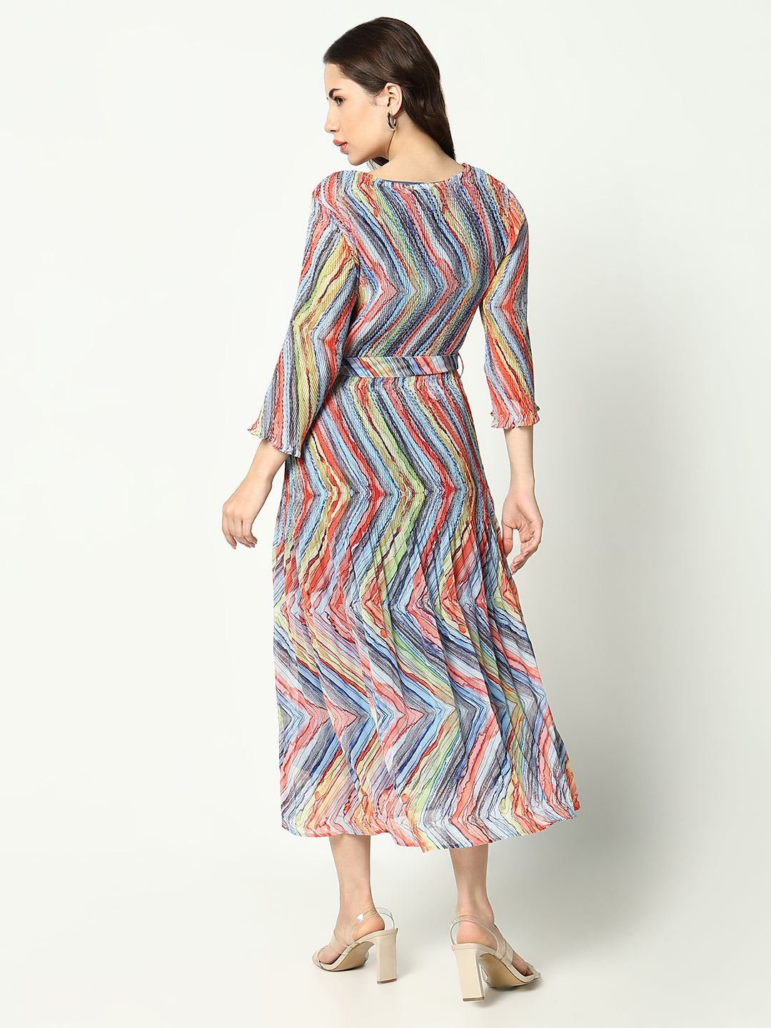 Women's Multi Printed A-Line Dress