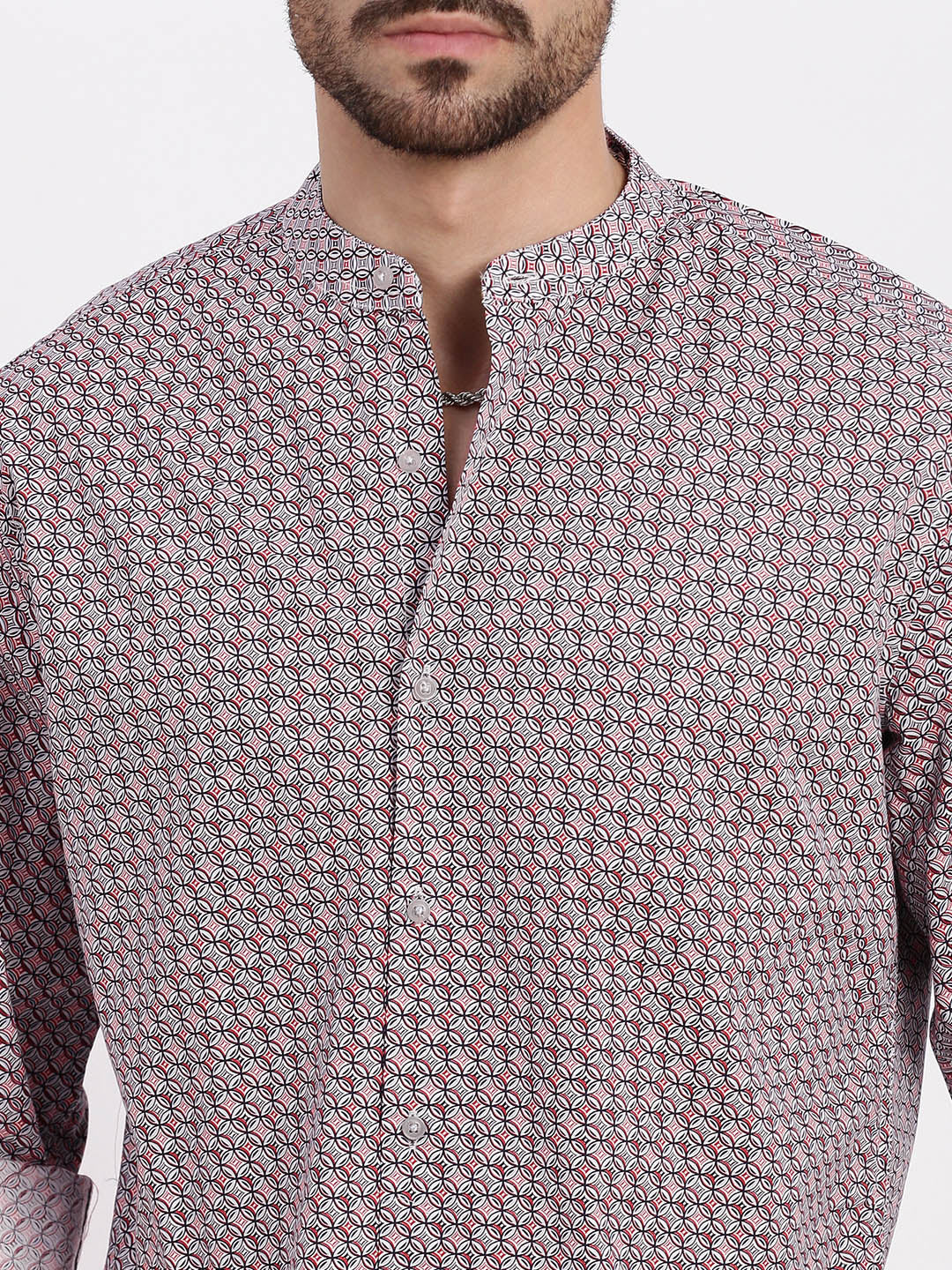 Men Multi Printed Slim Fit Shirt