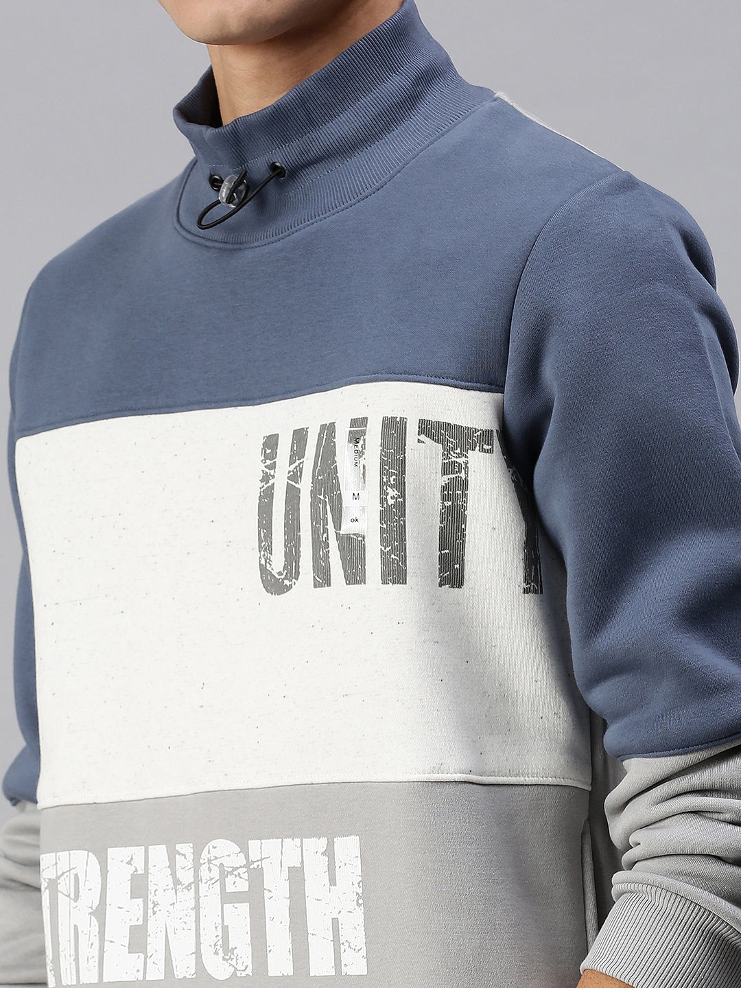 Men Colourblocked Multi Sweatshirt