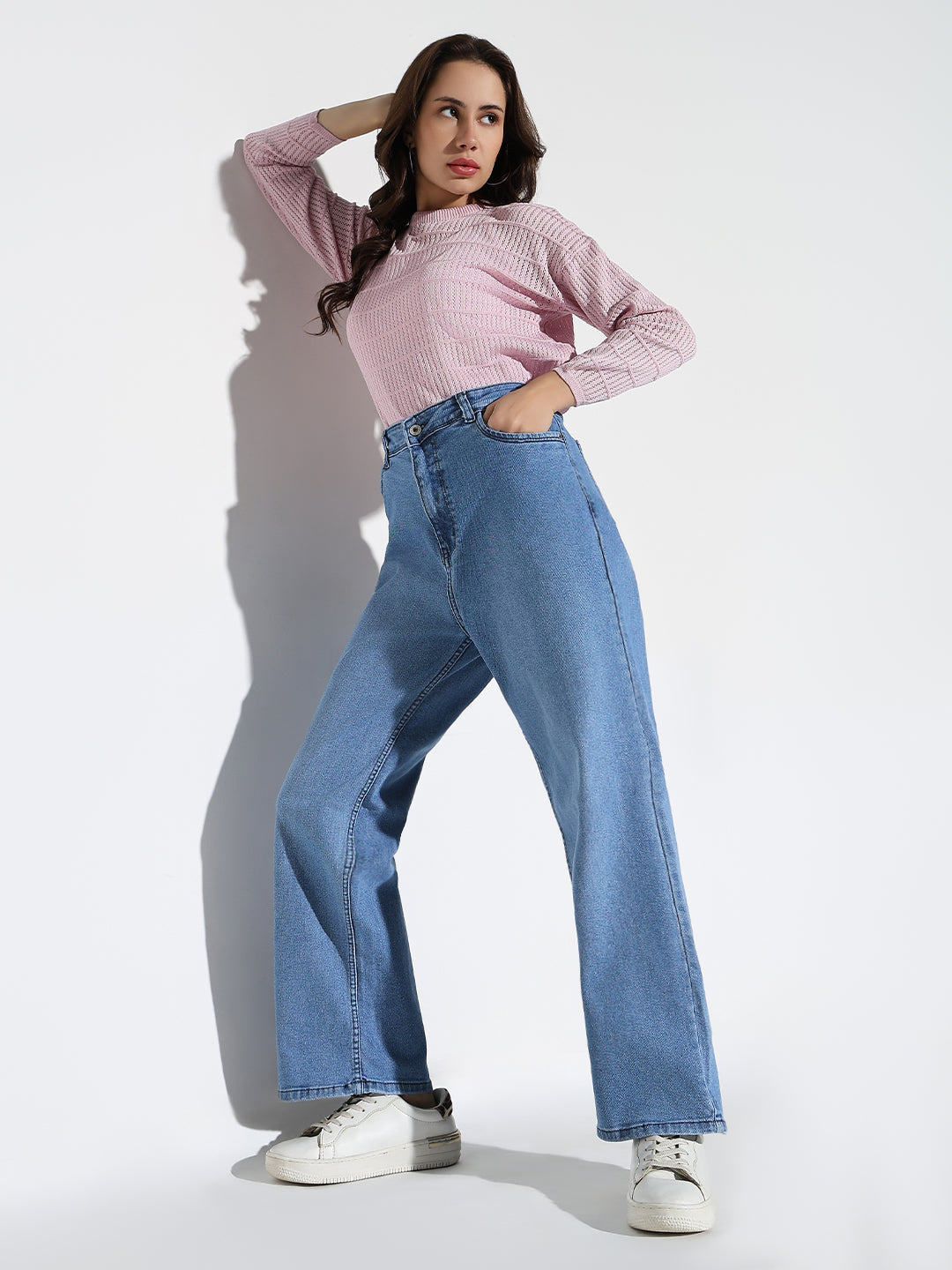 Women Blue Straight Fit Jeans