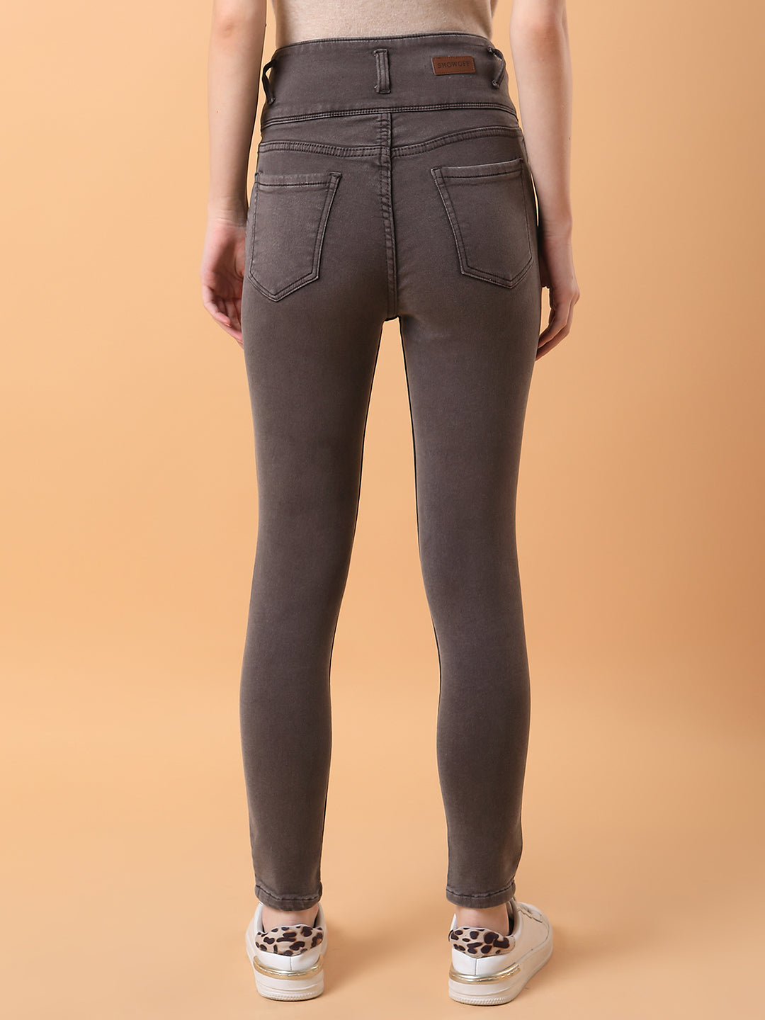 Women Brown Straight Fit Jeans