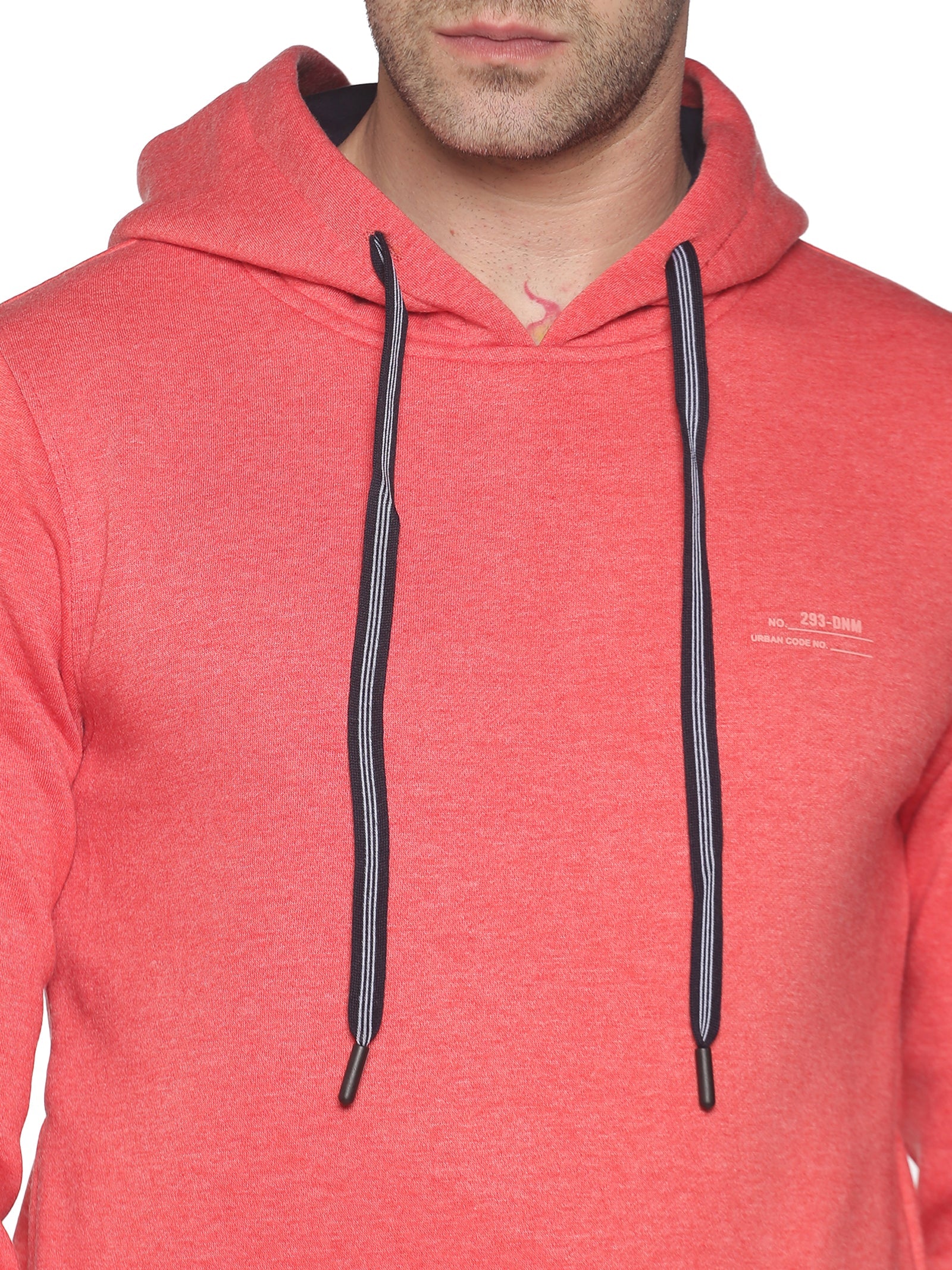 Men Solid Pink Sweatshirt