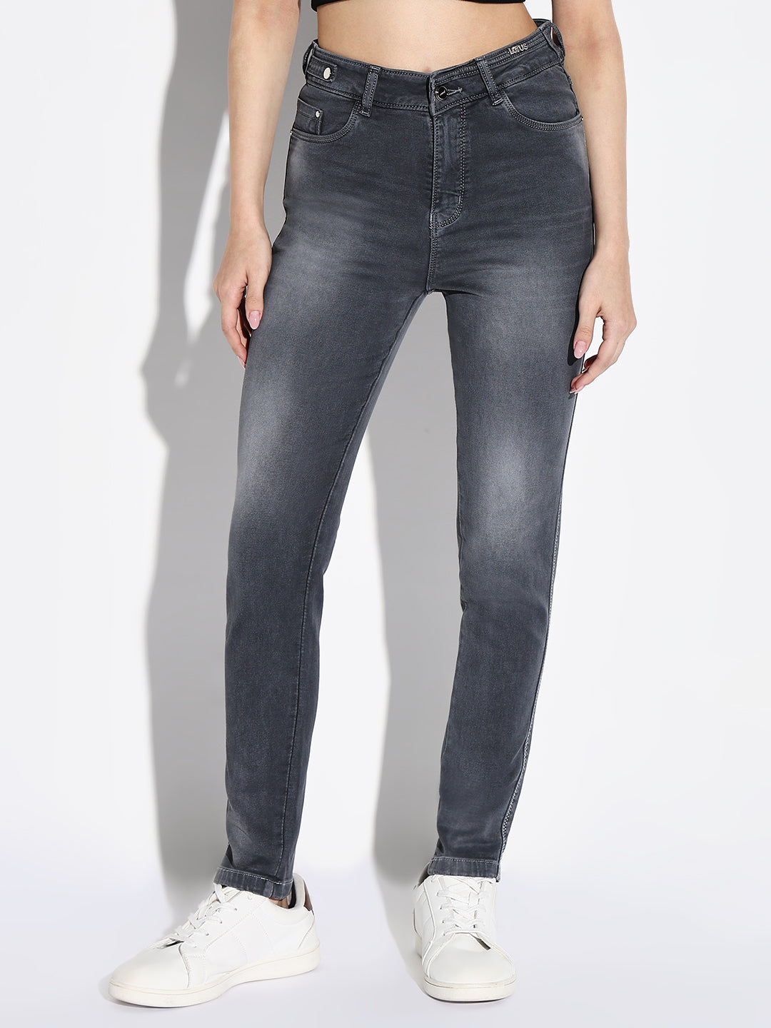 Women Grey Slim Fit Jeans