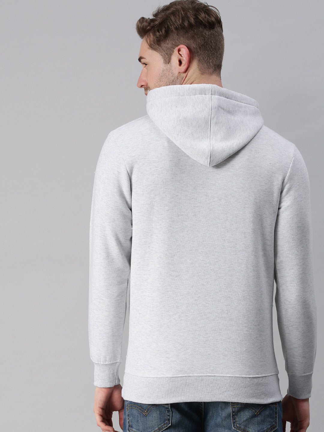 Men Printed Grey Sweatshirt