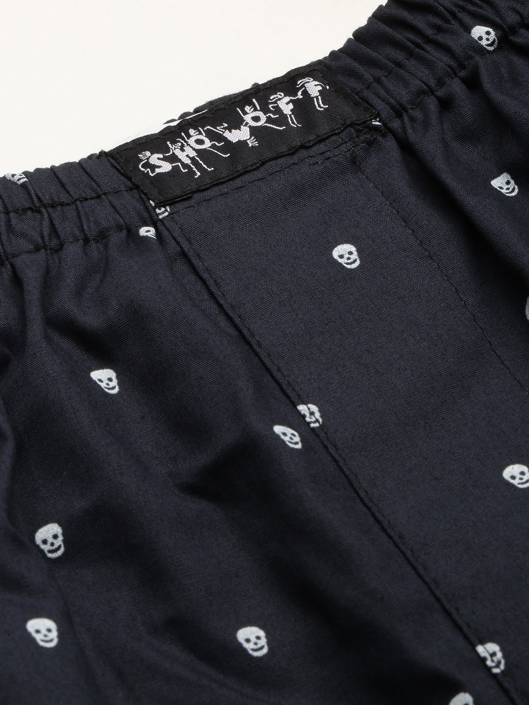 Men Printed Navy Blue Boxers