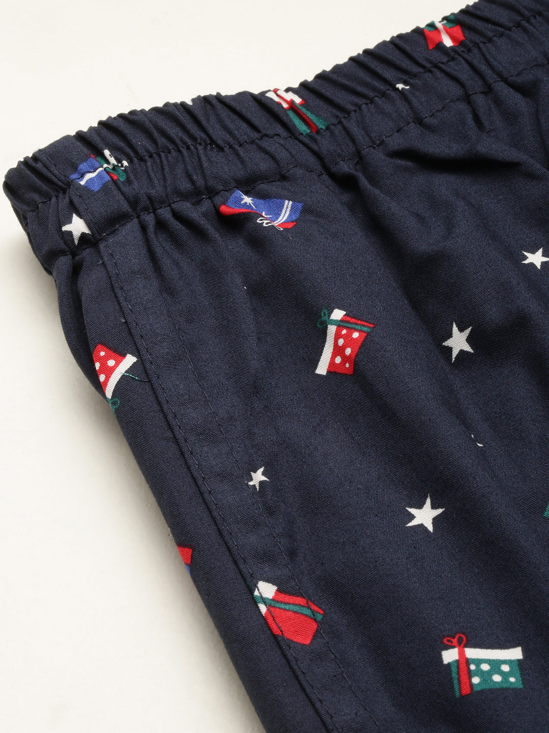 Men Printed Navy Blue Boxers