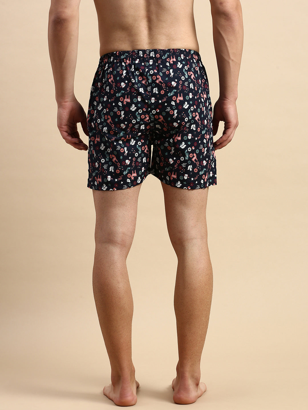 Men Printed Multi Boxers