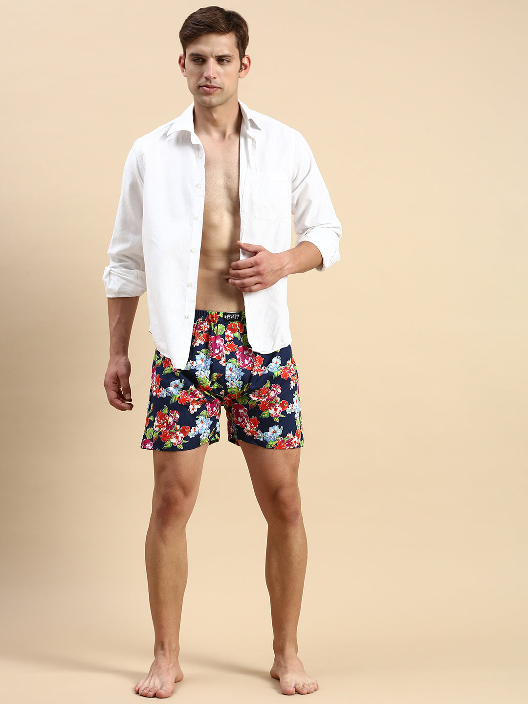 Men Printed Multi Boxers