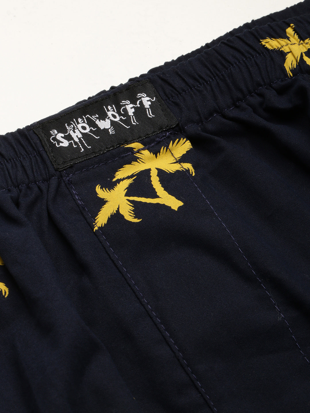 Men Printed Navy Blue Boxers