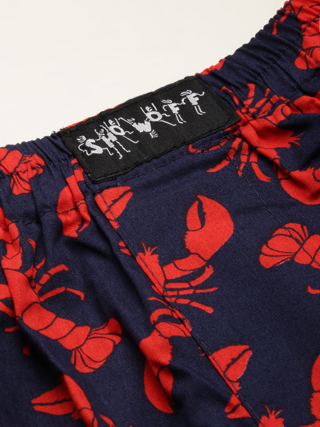 Men Printed Navy Blue Boxers