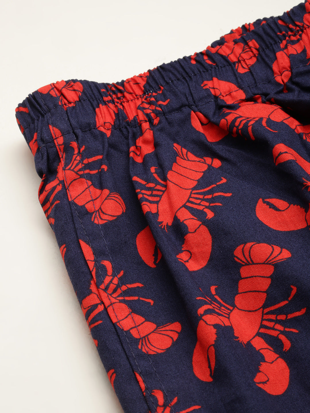 Men Printed Navy Blue Boxers