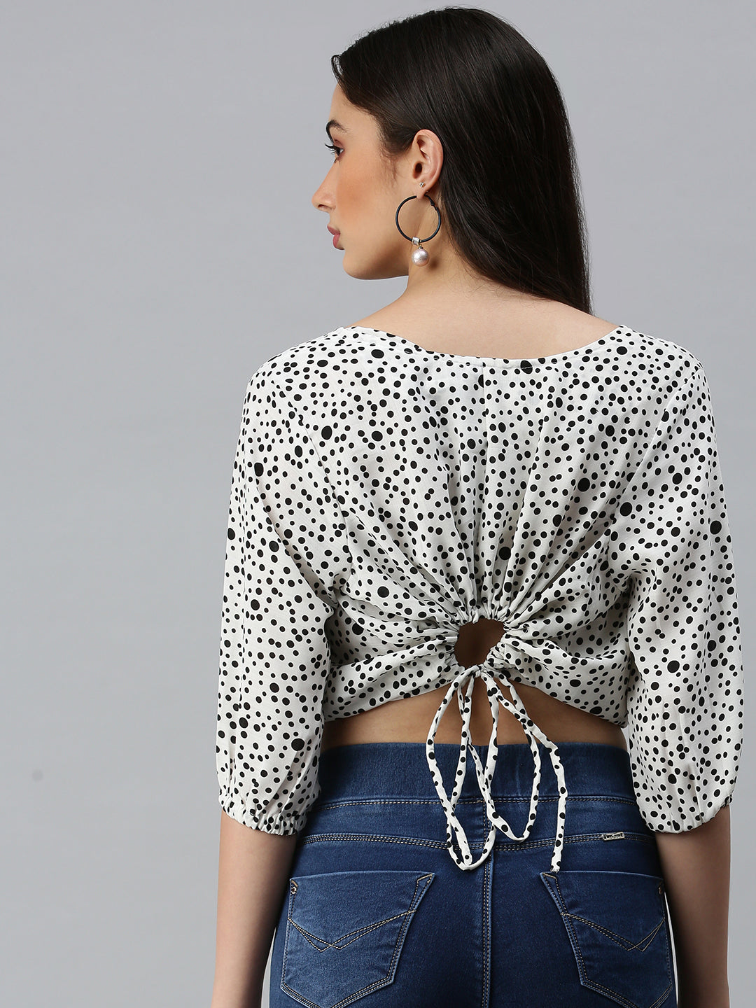 Women White Embroidered Crop Corset Top