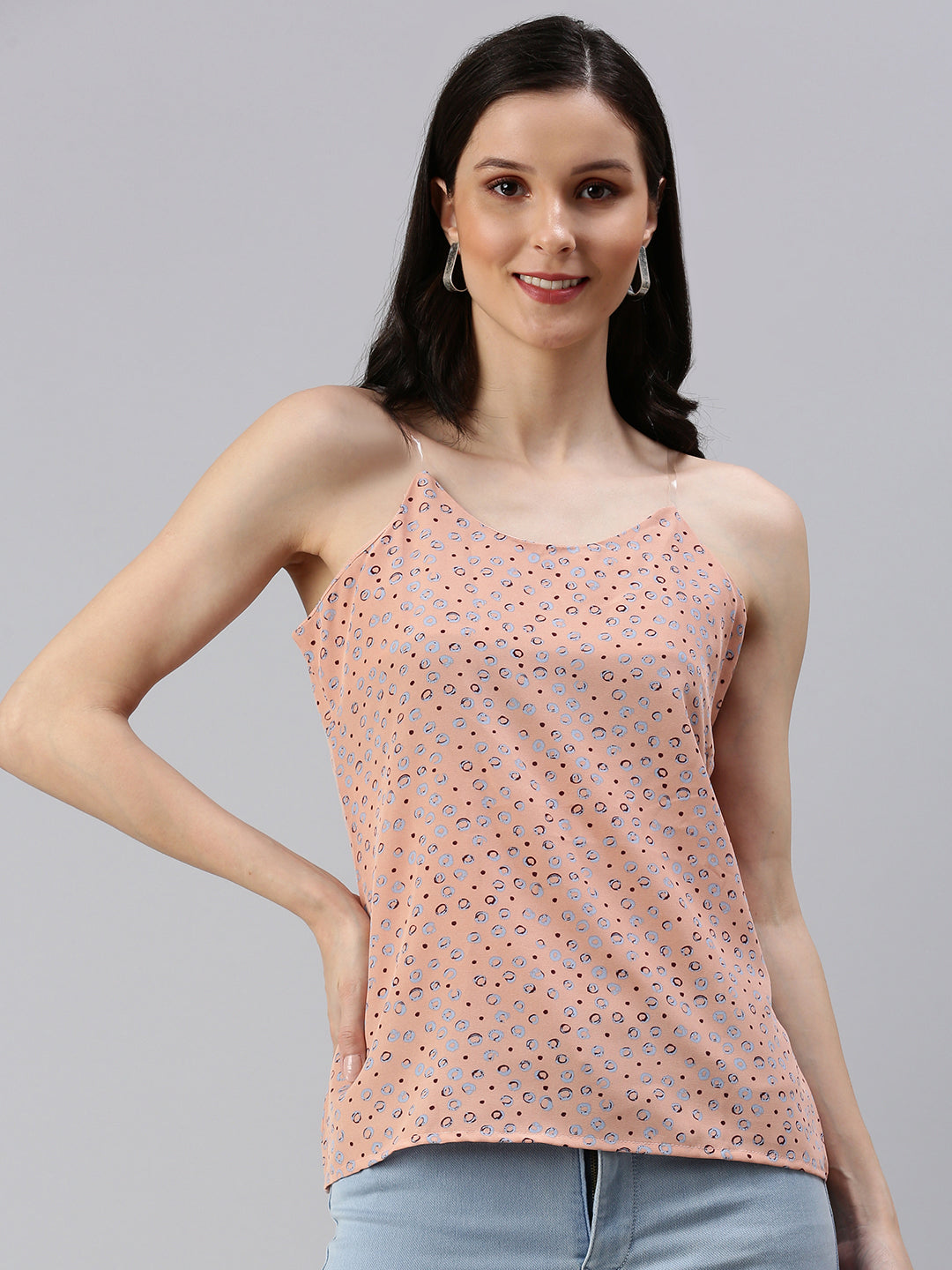 Women's Pink Floral Top