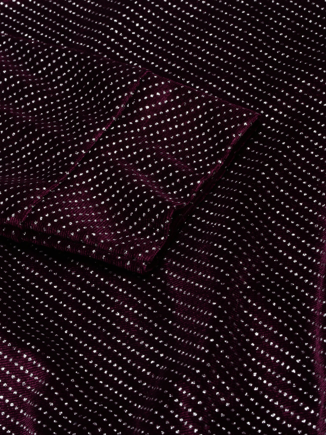 Women Violet Embellished Crop Top