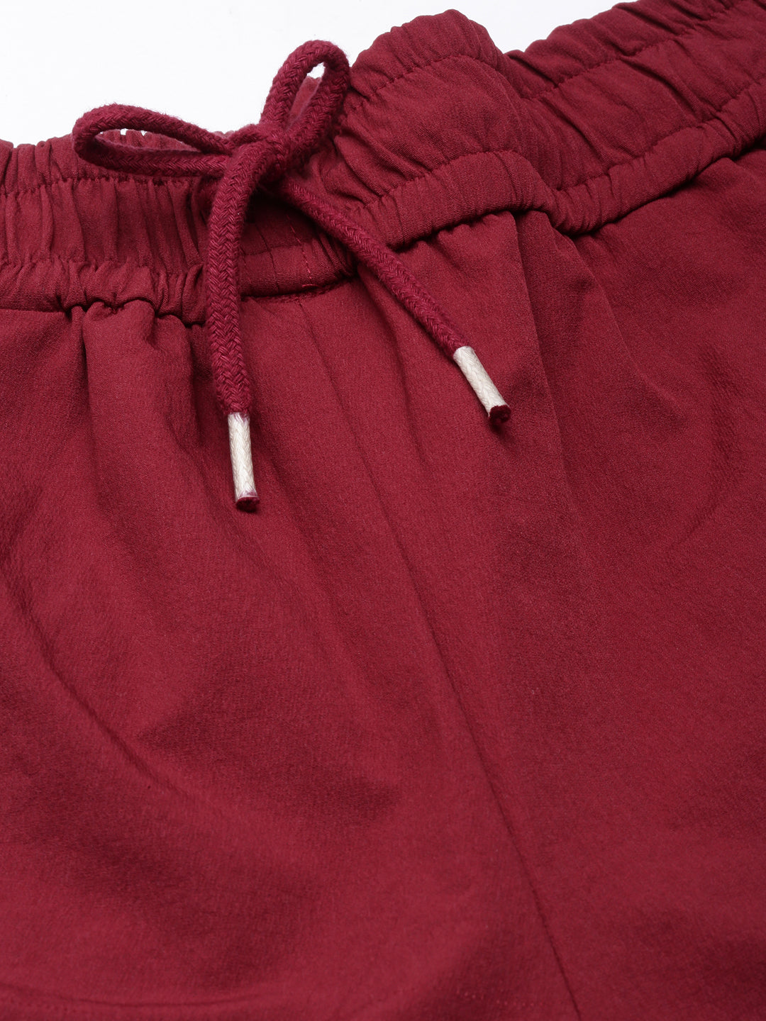 Women Solid Slim Fit Maroon Joggers Track Pant