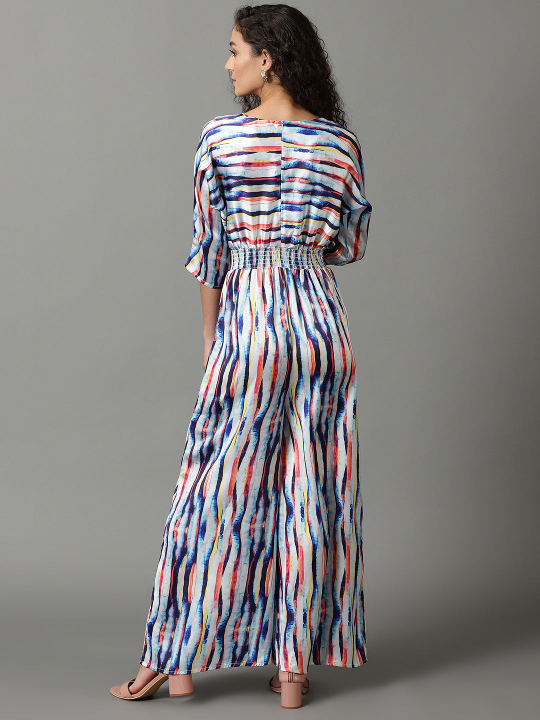 Women's Multi Striped Jumpsuit