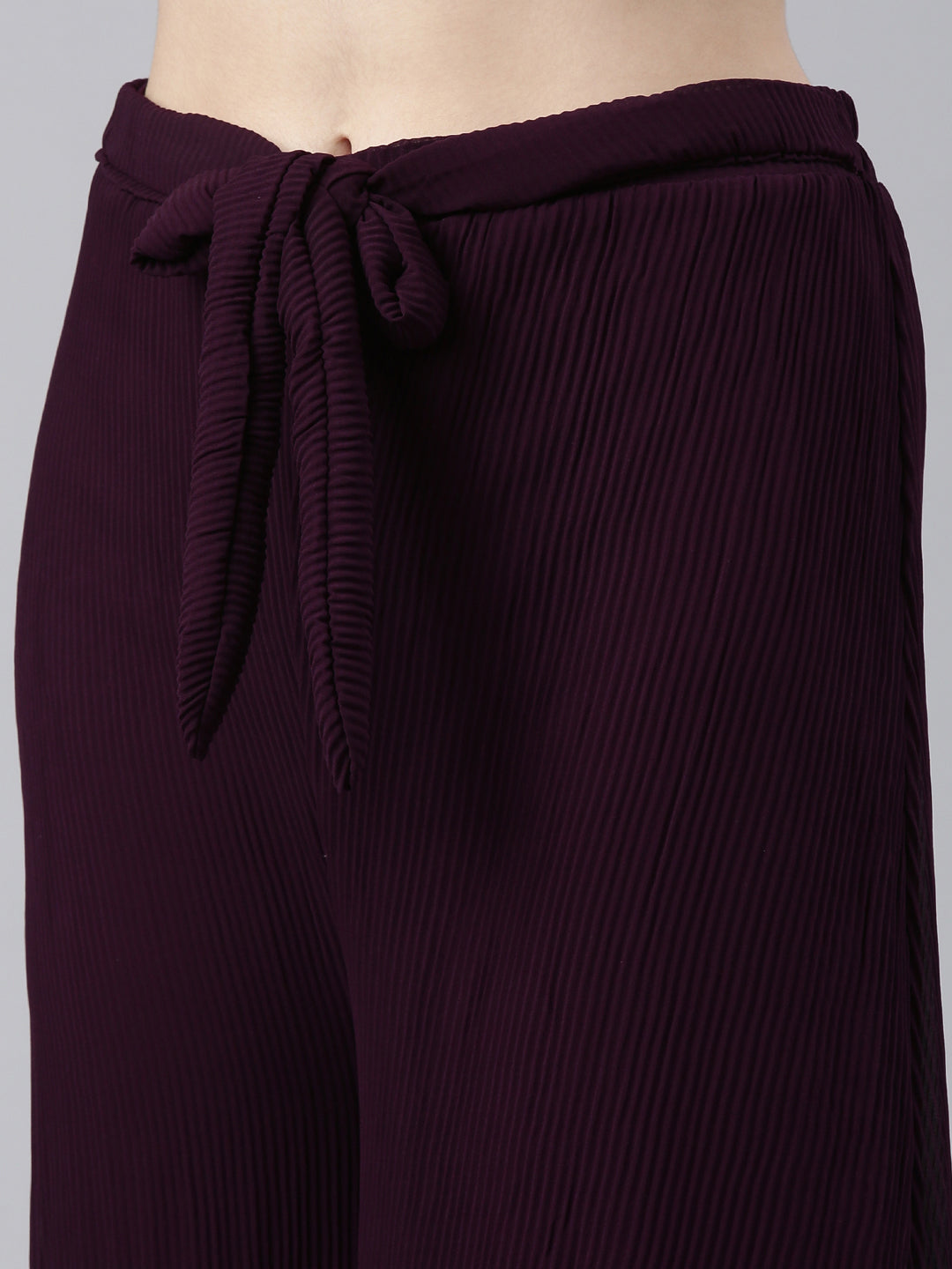 Women Purple Solid Co-Ords