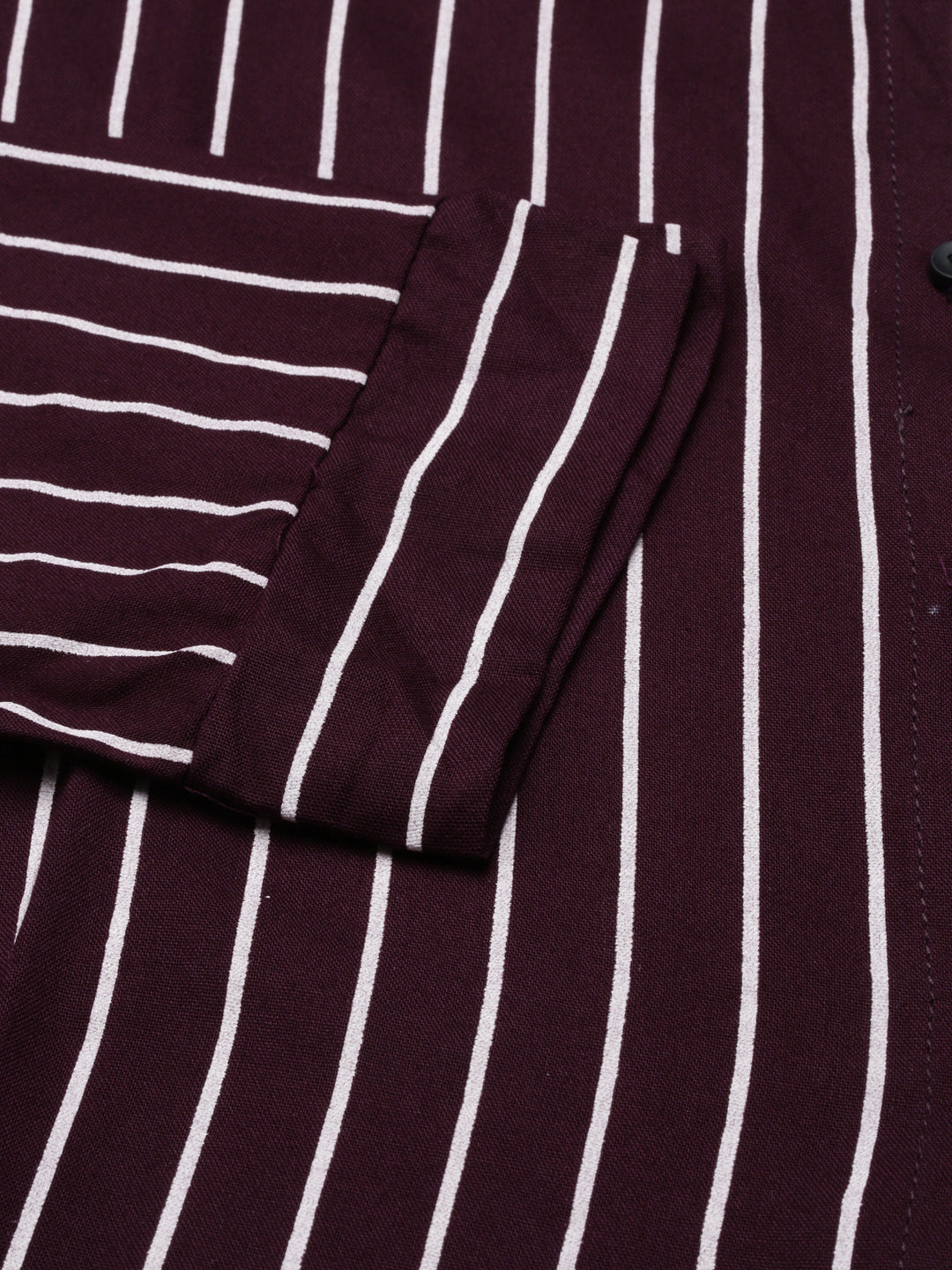 Women Purple Striped Shirt