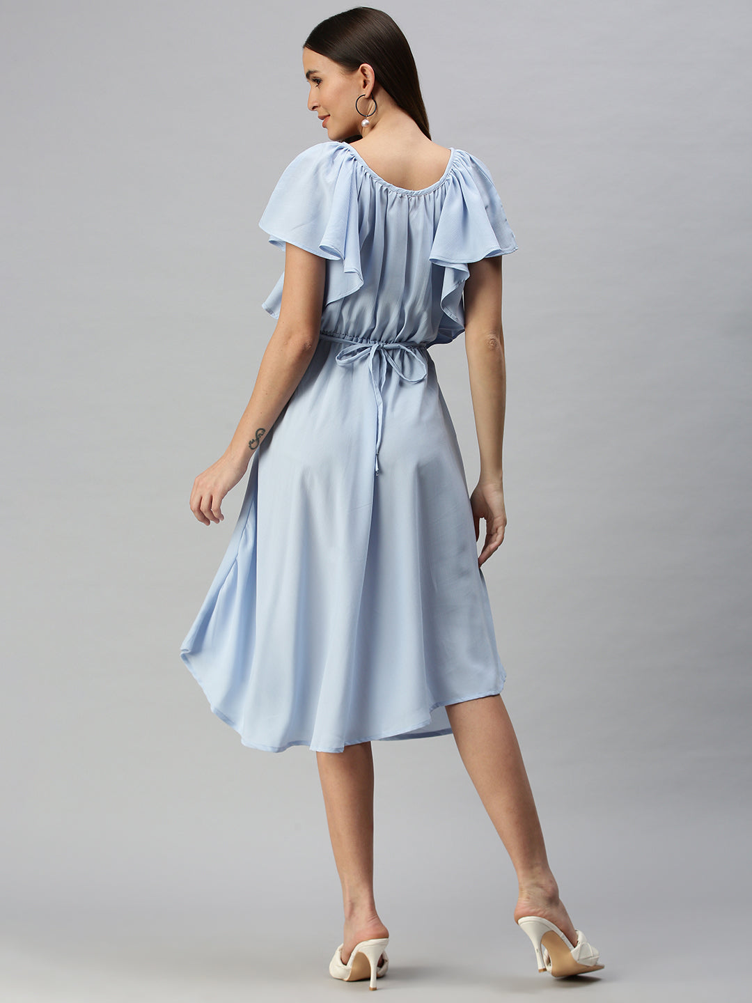 Women's A-Line Blue Dress