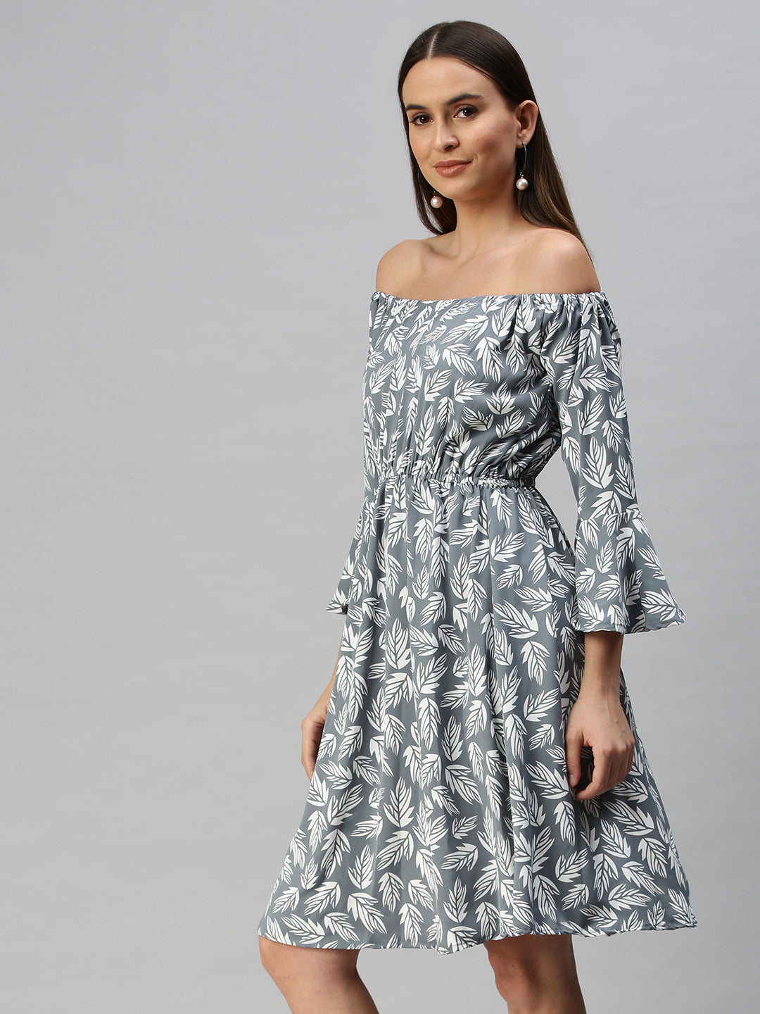 Women's A-Line Grey Dress