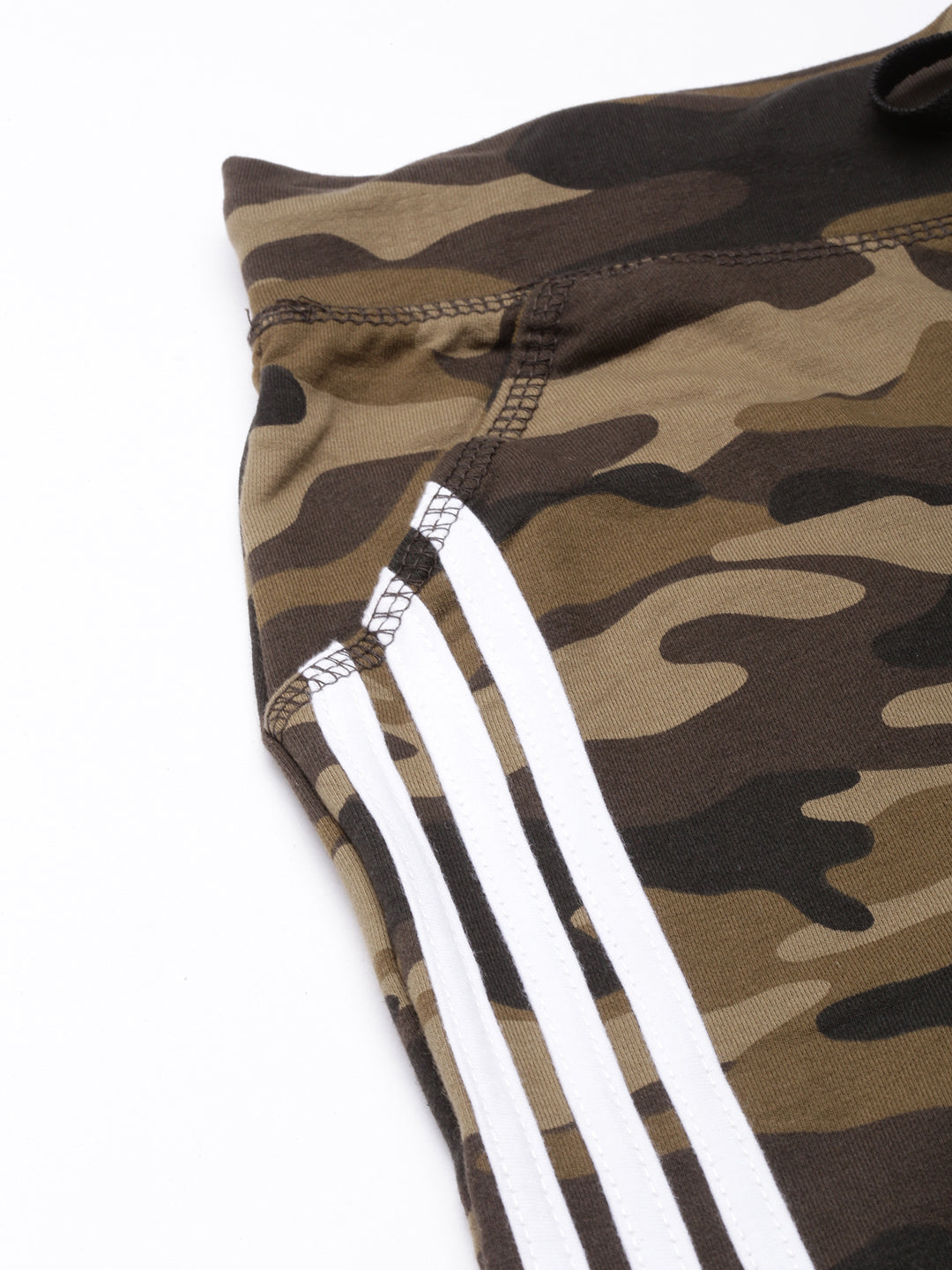 Women Camouflage Slim Fit Olive Track Pant