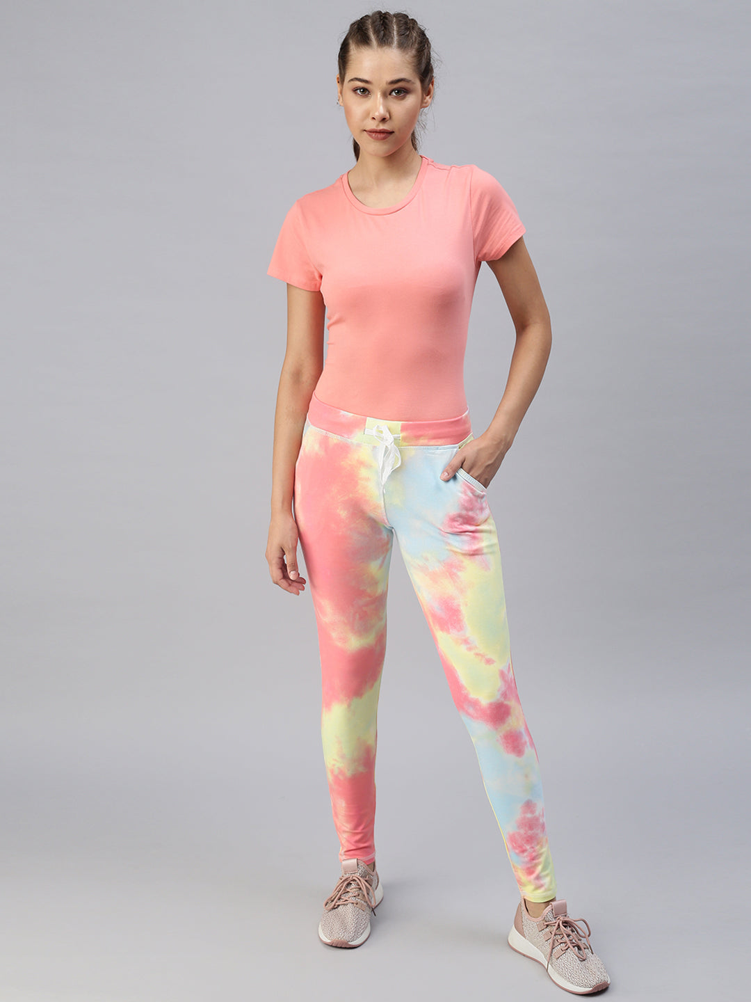 Women's Multi Tie Dye Track Pants