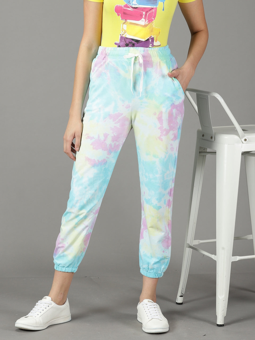 Women's Multi Tie Dye Track Pant