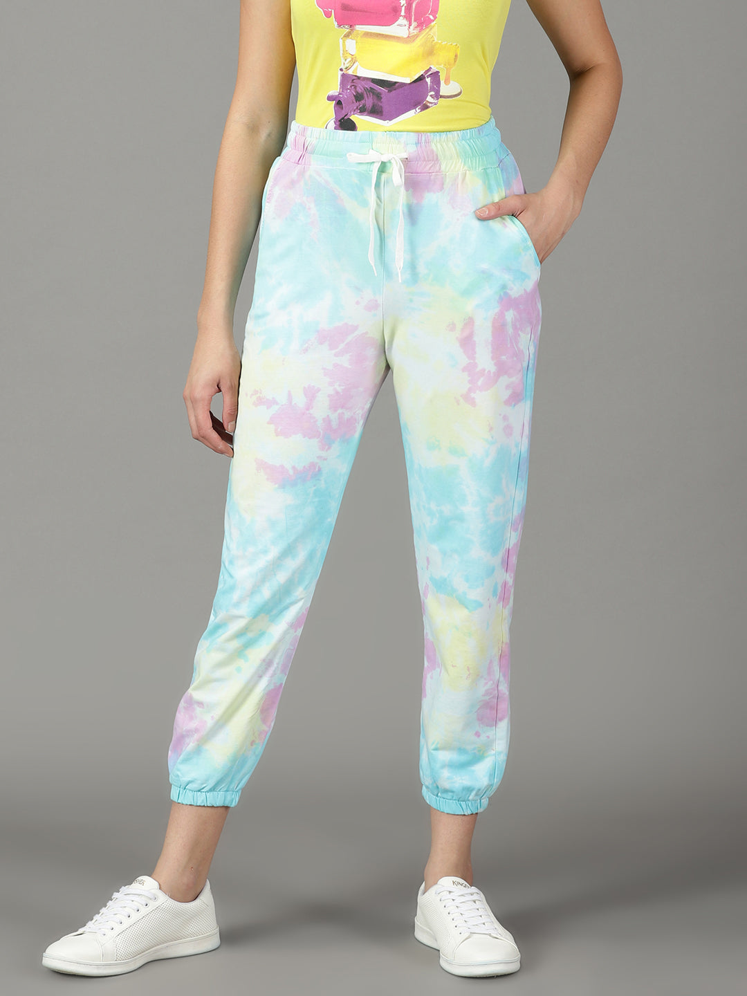 Women's Multi Tie Dye Track Pant