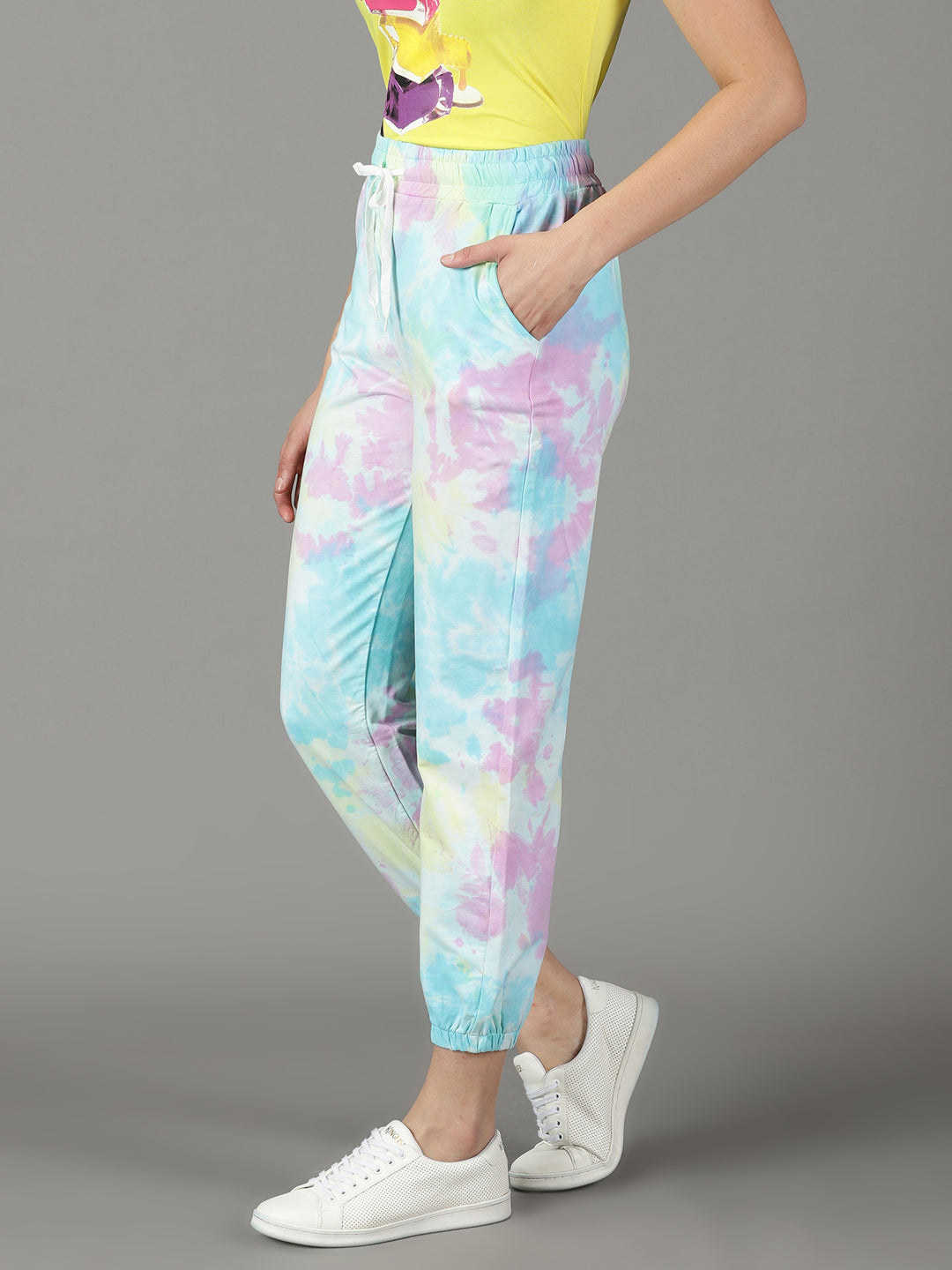 Women's Multi Tie Dye Track Pant