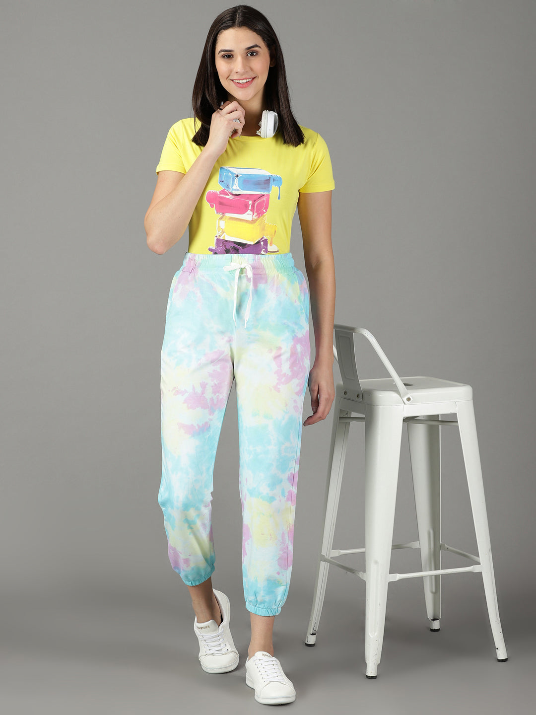 Women's Multi Tie Dye Track Pant