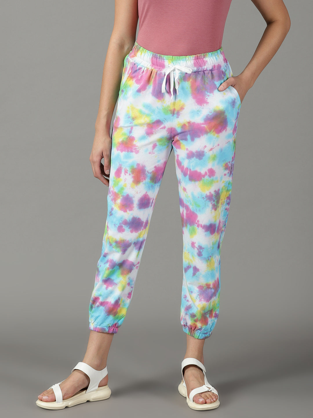 Women's Multi Tie Dye Track Pant