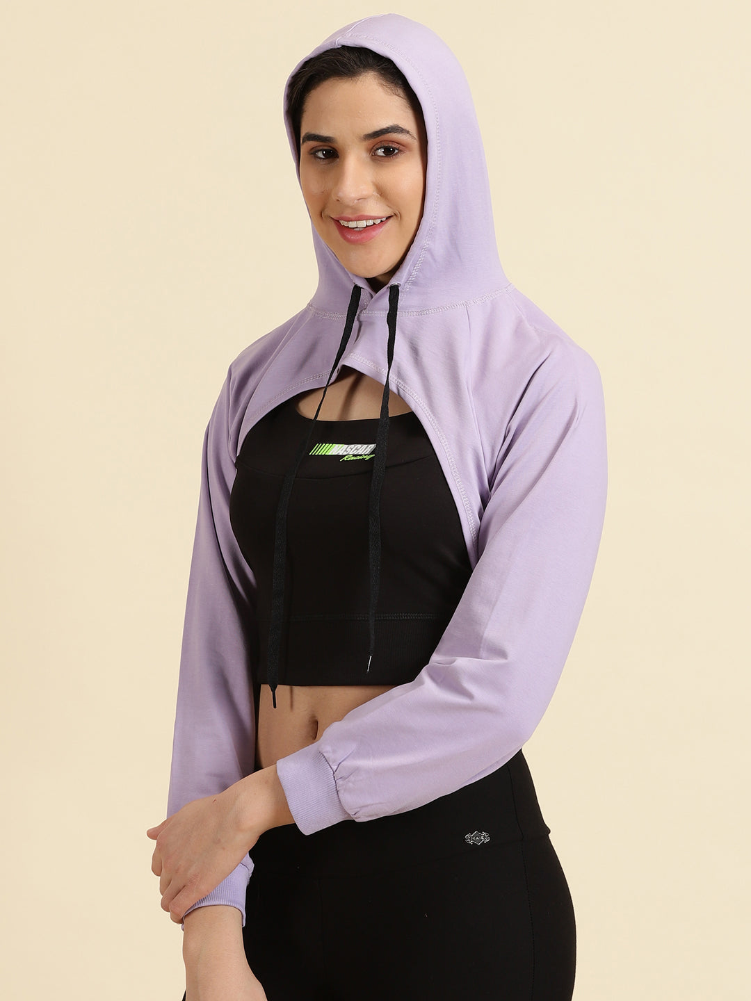 Women's Lavender Solid Sweatshirt
