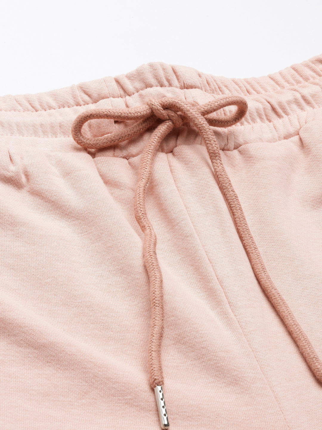 Women Peach Solid Track Pant