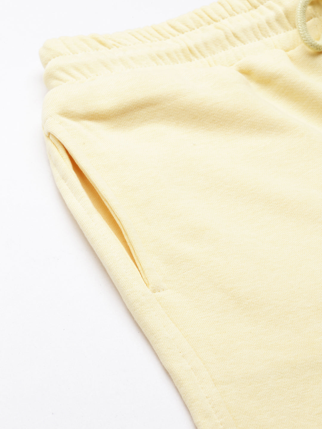 Women Yellow Solid Track Pant