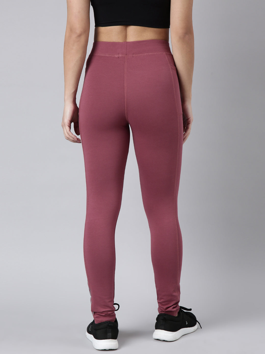 Women Solid Slim Fit Pink Track Pant