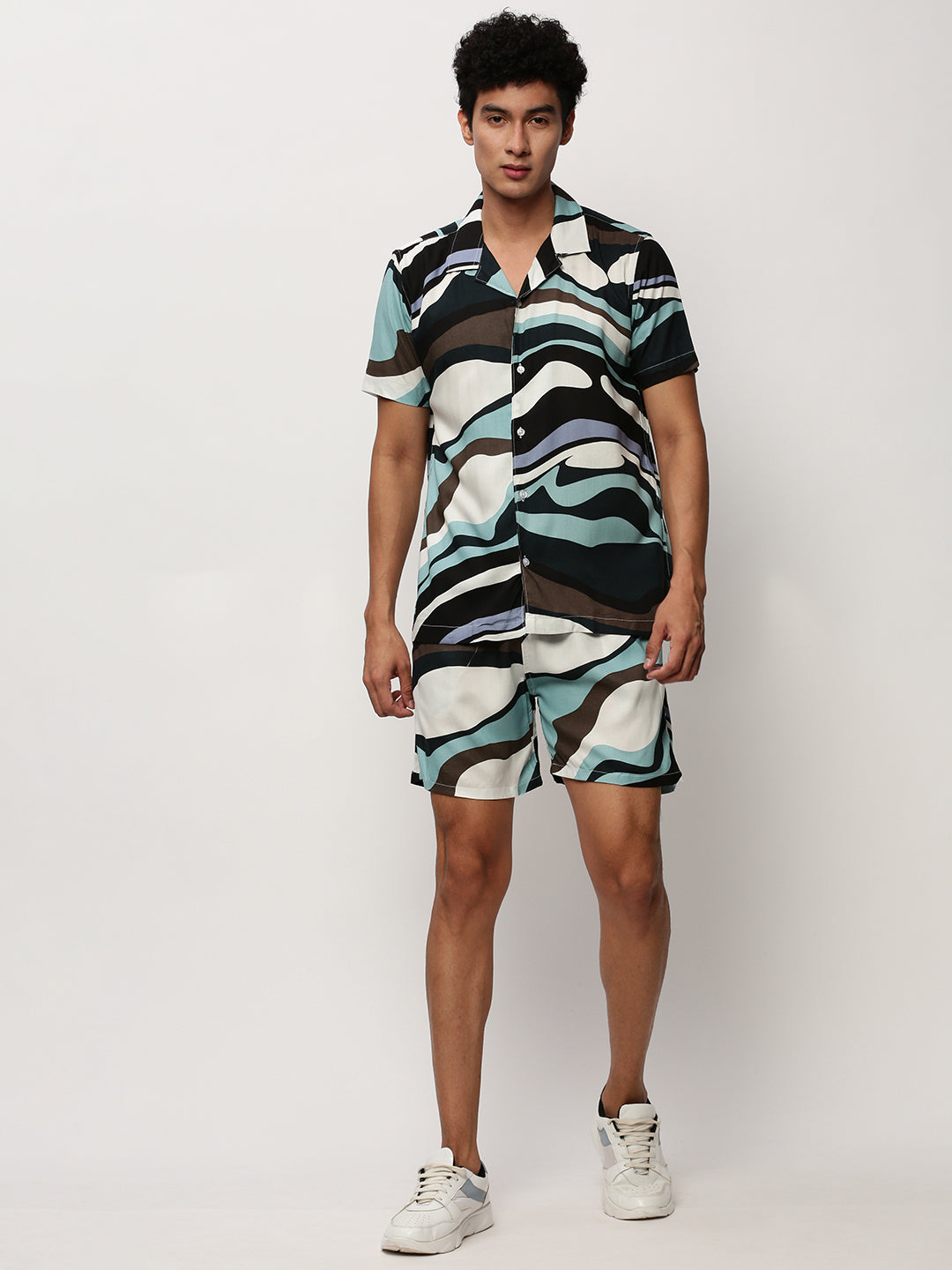 Men Multi Printed Casual Co ords