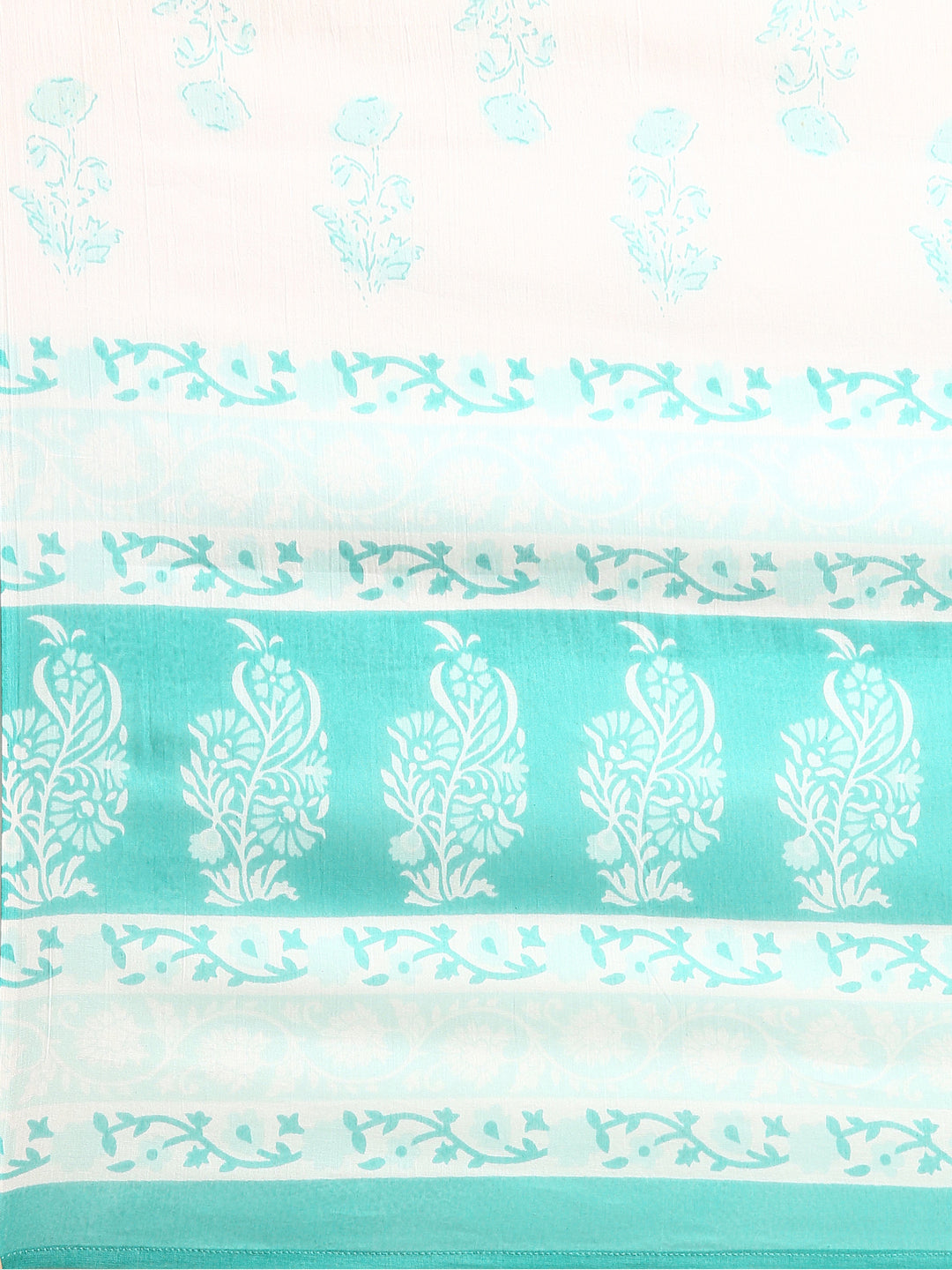 Women's Turquoise Blue Printed Kurta Set