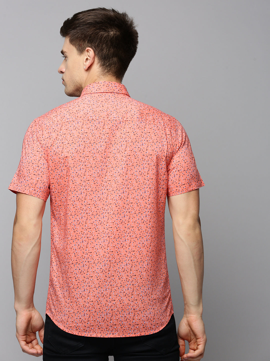 Men Coral Printed Casual Shirt