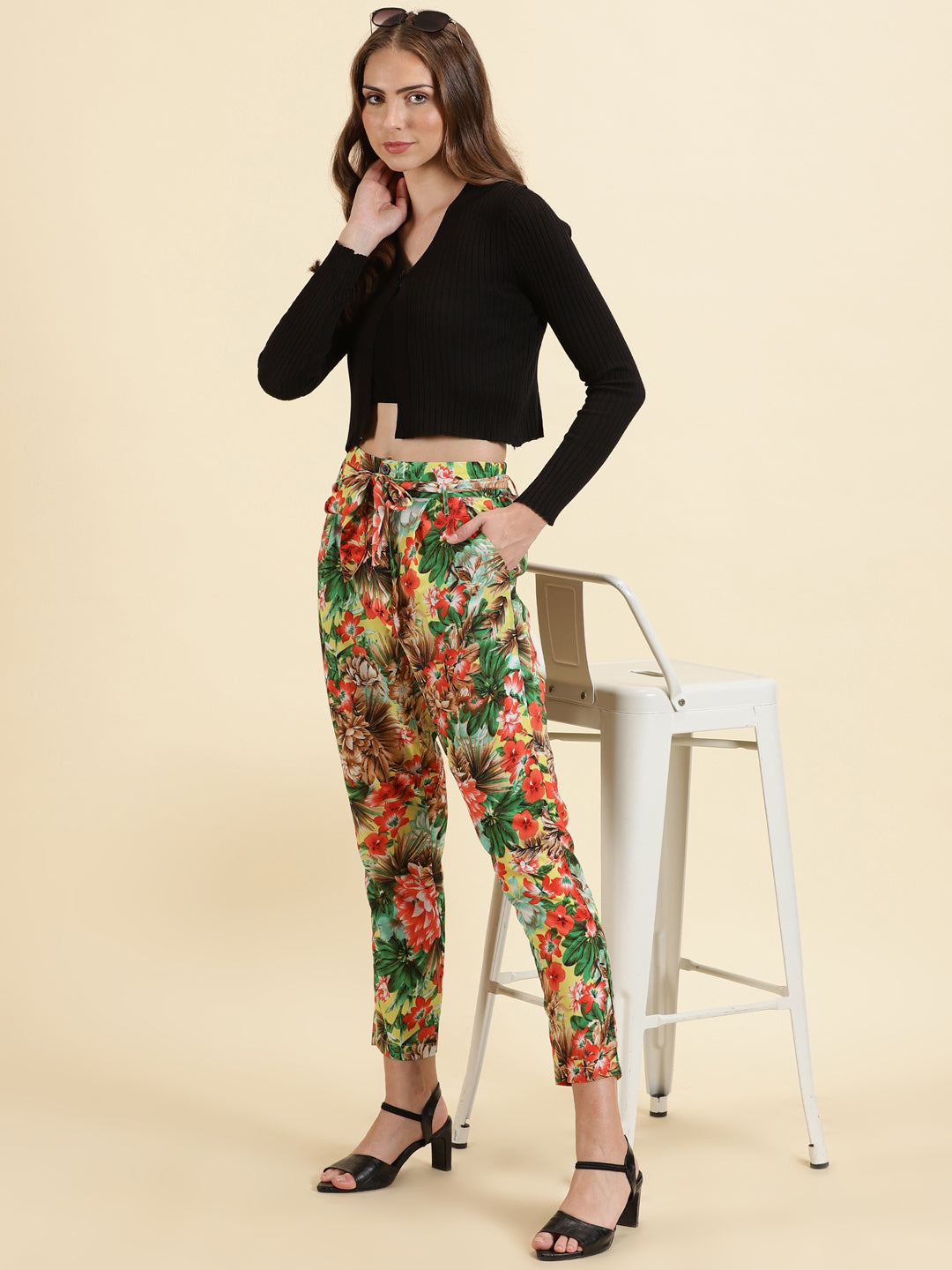 Women's Multi Printed Trouser