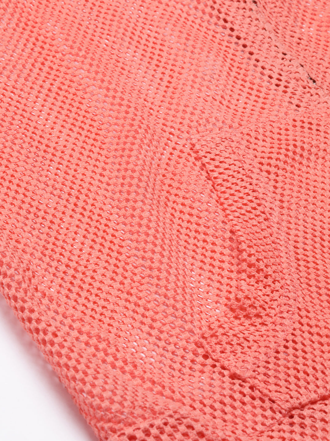 Women Coral Solid Jacket