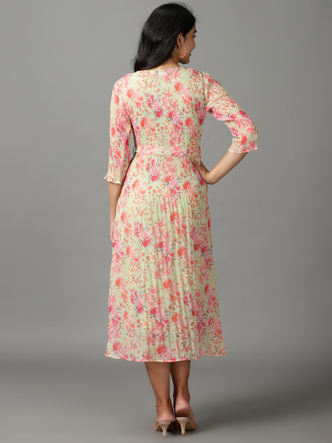 Women's Multi Printed A-Line Dress