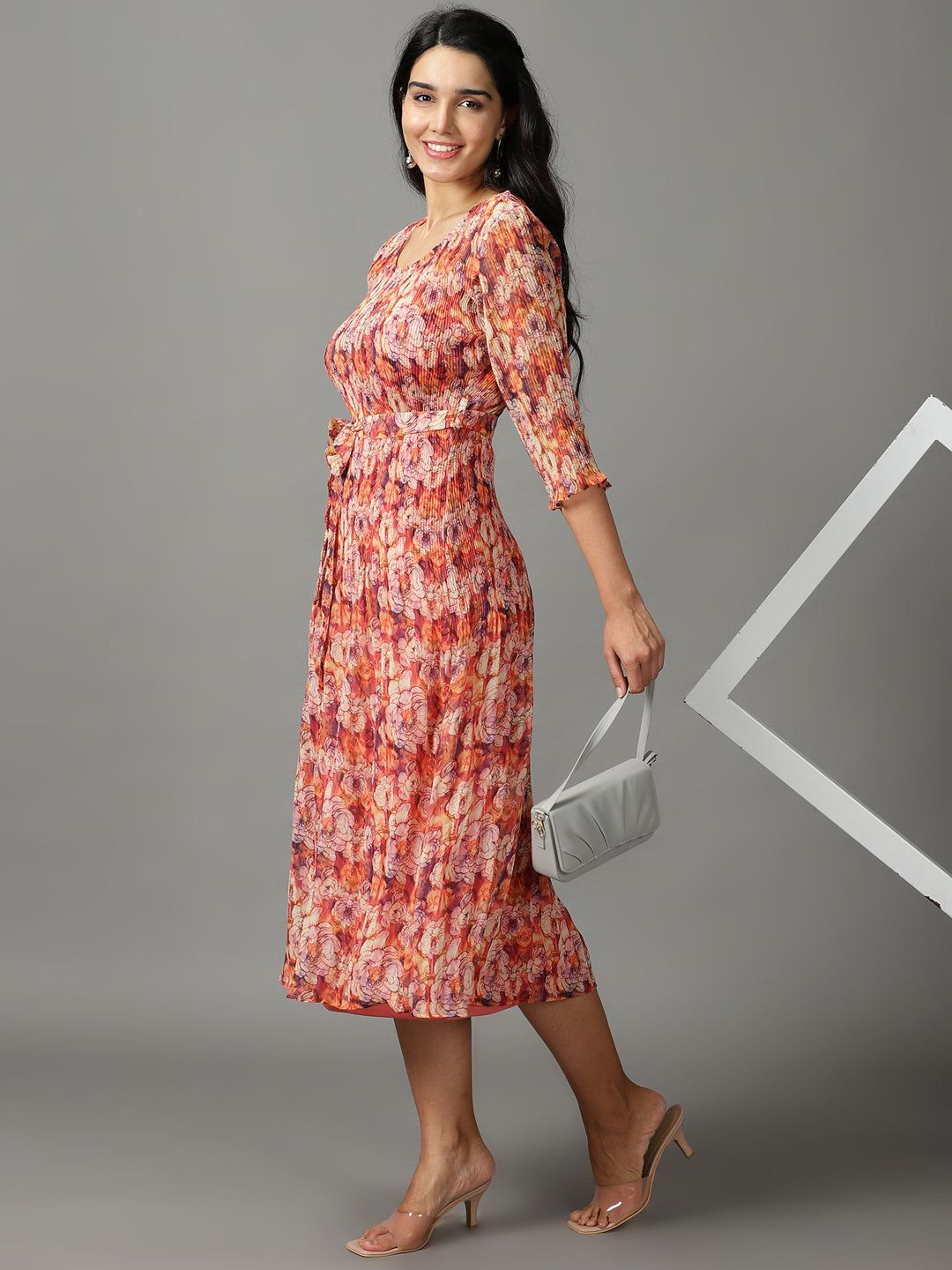Women's Multi Printed A-Line Dress